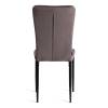 Стул Tetchair Verter (mod. BC577-DC) 21249 металл, флок, Dark grey (темно-серый) HLR24/черный фото 4
