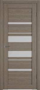 Межкомнатная дверь Владимирская Фабрика Дверей Atum Pro 29 Brun Oak стекло White Cloud 700x2000