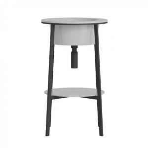 Консоль с раковиной Abber Bequem AC2130 напольная, белая