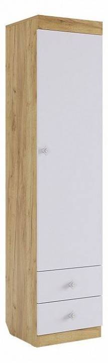 Шкаф платяной Mebelson Форсаж MKF-02.2725 дуб крафт золотой/белый