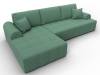 Диван угловой Лига Диванов Лига-080 134744L Зеленый фото 6