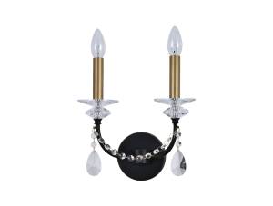 Бра Newport Анастасия 3972/A black+brass