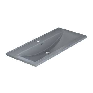 Раковина Uperwood Foster Quartz 291030045 серая матовая, бетон, 100x45.5