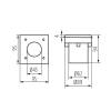 Грунтовый светильник Kanlux GORDO N 1W CW-L-SR 18192 фото 2