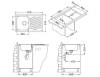 Мойка кухонная Alveus Elegant 30 1126348 Sat 90 Fi с сифоном, 81x51 фото 5