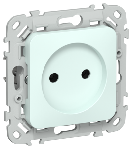 Розетка 1-местная IEK Flite FI-R10-10-K94 холодный лед