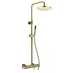 Душевая стойка AltroBagno Costanza 0302 Or, с термостатом