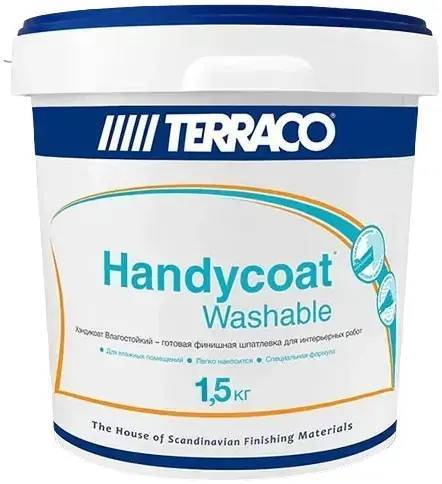 Шпаклевка влагостойкая для отделки помещений Terraco Handycoat Washable 1.5 кг
