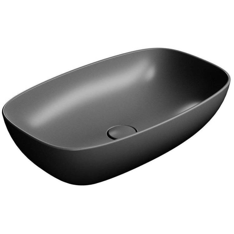 Раковина GSI Nubes 978326 60 см, черная матовая