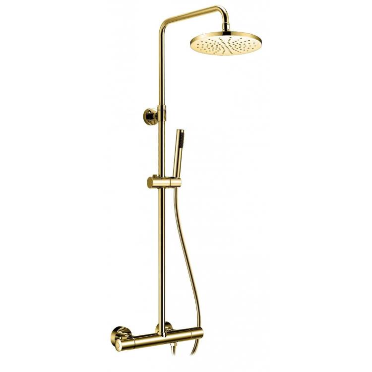 Душевая стойка AltroBagno Costanza 0302 Or, с термостатом