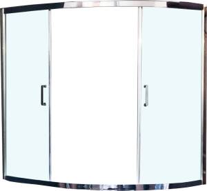 Шторка на ванну Royal Bath Alpine RB150ALP-T-CH 150 см, прозрачное стекло