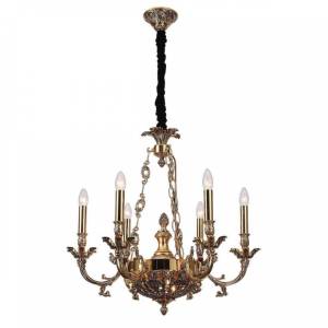 Подвесная люстра Lucia Tucci Firenze 1781.6.2 Antique Gold