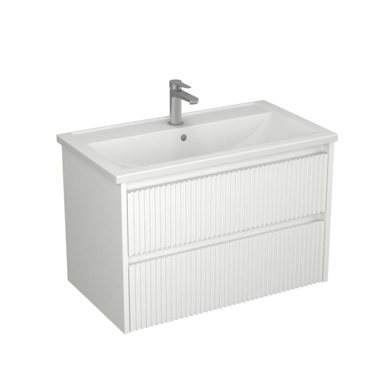 Тумба с раковиной Veneciana Alterno 80 58051 белый матовый