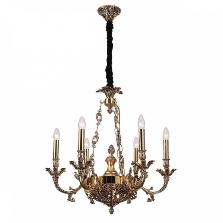 Подвесная люстра Lucia Tucci Firenze 1781.6.2 Antique Gold
