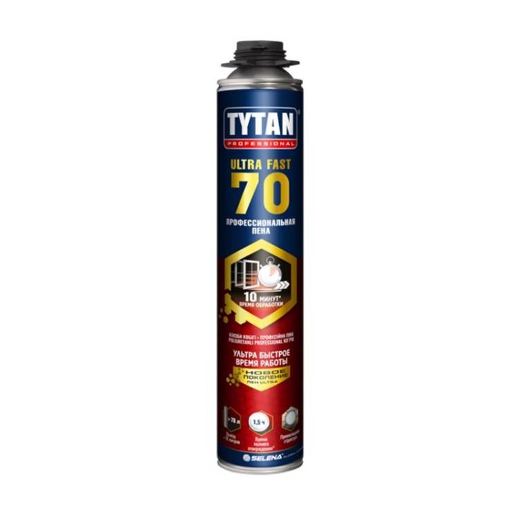 Пена профессиональная Tytan Ultra Fast 70 870 мл