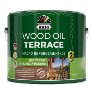 Масло деревозащитное для террас и садовой мебели Dufa Wood Oil Terrace палисандр 2 л