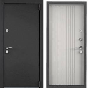 Входная стальная дверь Torex SNEGIR 20F MP 961351 Темно-серый букле графит/ПВХ Бьянко 2000x880