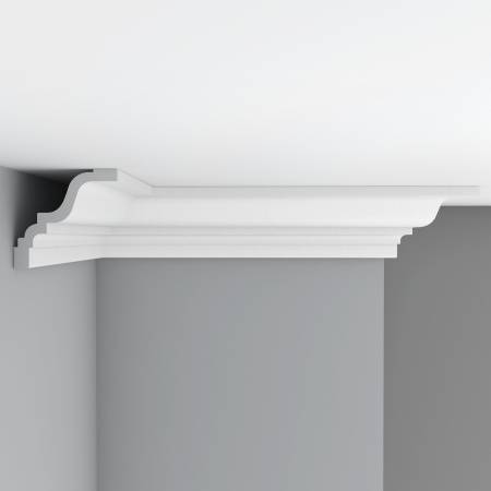 Плинтус потолочный гладкий DECOMASTER 96271 240x14.2x13.5