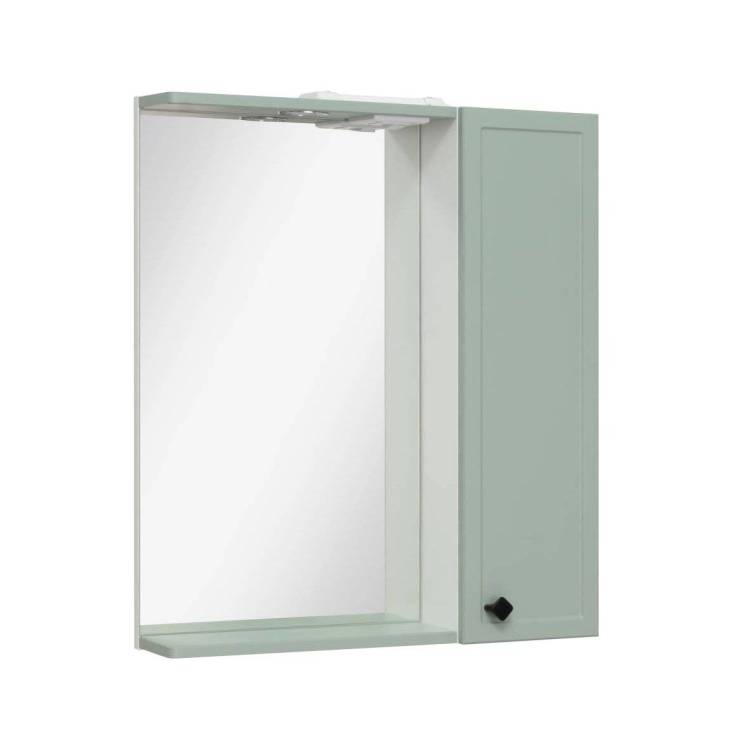 Зеркало-шкаф Runo Римини 65 00-00001277 65x75 зеленый