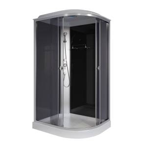 Душевая кабина Niagara Eco E120/80/13L/TN 120x80x215 Левая, профиль Серебро, 3 места