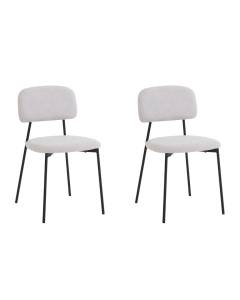 Набор из 2 стульев Stool Group Chao 3277-ST-BL2 CD2302-23 l-gr. bl.l X2 светло-серый черные ножки