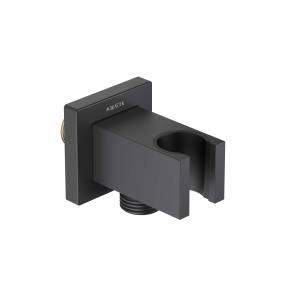 Шланговое подключение Aquatek AQ2463MB с держателем, черный матовый