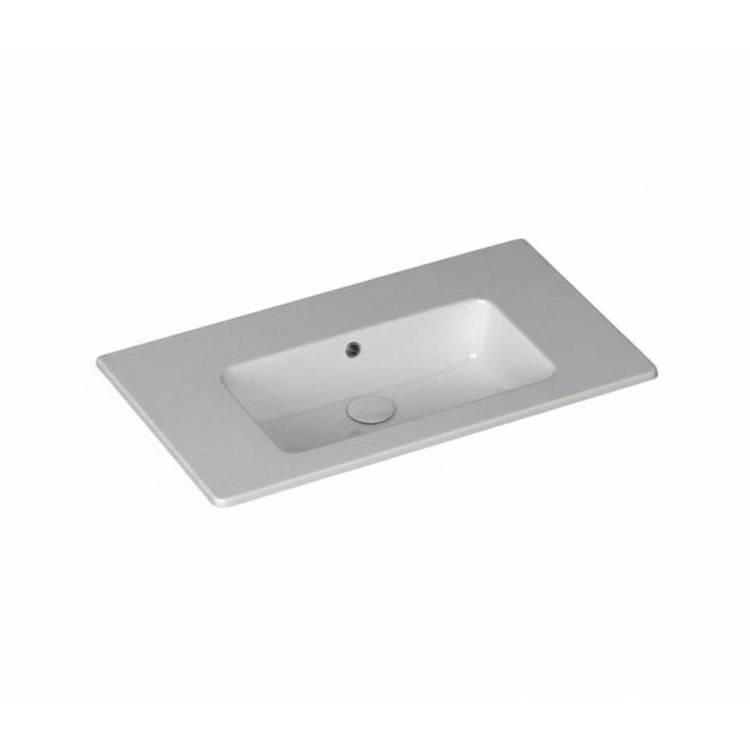 Раковина Isvea SistemaT 10SL51081SV-2L 80 см, белая матовая