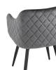 Набор из 2 стульев Stool Group Ника MC66-5F KD HLR-21 X2 серый, вращающиеся фото 7