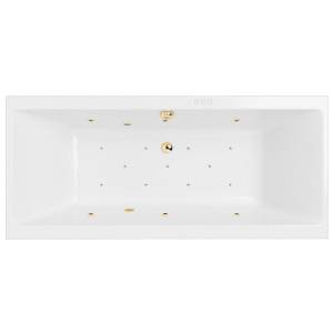 Акриловая ванна Excellent Pryzmat Slim RELAX WAEX.PRY18S.RELAX.GL 180x80 золото