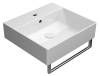 Раковина GSI Kube X 9430111 белый глянцевый, 50x47 фото 4