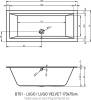 Акриловая ванна Riho Bathtubs B132015005 Lugo 170x75 правый - plug & play фото 3