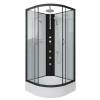 Душевая кабина Niagara Classic NG-6702-14BKTG (1000x1000x2100-2400) со средним поддоном (26см)