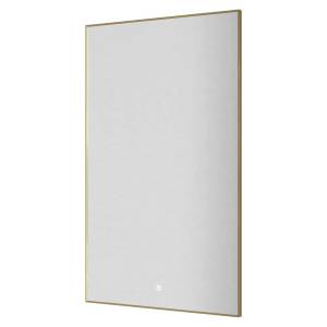 Зеркало Armadi Art 569-G с подсветкой, антизапотевание, Gold, 60x100 см