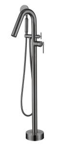 Смеситель для ванны Boheme Eterna 179-GM напольный, Gun Metal