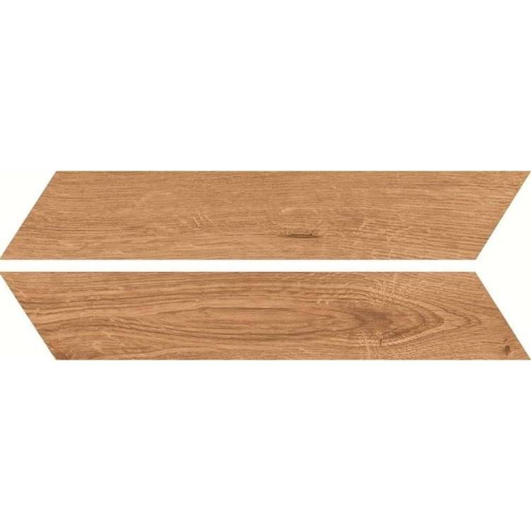 Керамогранит Bottega Ceramica Feelwood B71014 Cognac Chevron 7.5x40.7