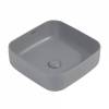 Раковина Abber Rechteck AC2211MG 39 см, серая матовая
