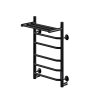Полотенцесушитель электрический Comfysan Scola 016814 EC-6 60/40 с полкой, черный матовый