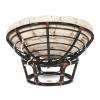 Кресло Tetchair Papasan 23/01W 7223 античный черно-коричневый, бежевый фото 5