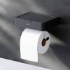 Держатель туалетной бумаги AM.PM Inspire 2.0 A50A341522 с полкой для телефона и контейнером, черный фото 3