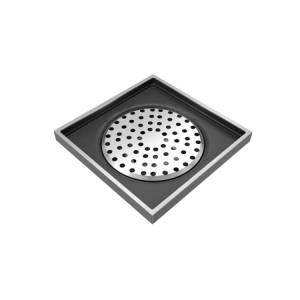 Душевой трап Teymi Helmi T90322 решетка нержавеющая сталь, 10x10 см