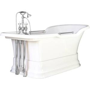 Ванна из искусственного камня Migliore Impero 25812 180x87 хром