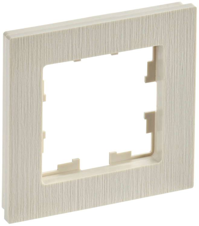 Рамка 1-постовая IEK Brite BR-M12-51-K10 бежевый