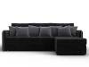 Диван угловой Лига Диванов Лига-078 130991 Черный фото 2
