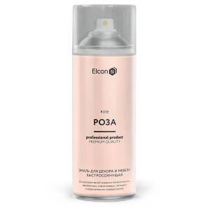 Эмаль для декора и мебели быстросохнущая Elcon роза 520 мл