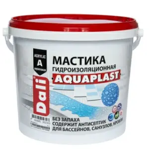 Мастика гидроизоляционная универсальная Dali Aquaplast акриловая голубая 5 л