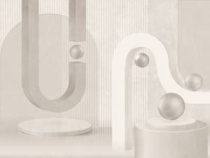 Бесшовные Eco обои Ortograf Гармония 34797 Harmony of forms Гладь ОЕ-Р2