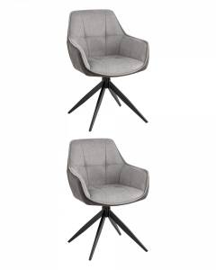 Стул обеденный Stool Group Alba OSN-2128K UF920-10mPK970-11 X2 Серый 2 шт.