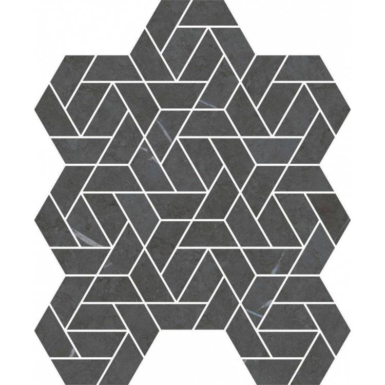 Мозаика Italon Метрополис 620110000158 Империал Блэк Айкон 28.6x34.7