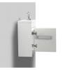 Тумба с раковиной BelBagno Pietra Mini 40 R bianco lucido фото 12