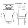 Встраиваемый светильник Crystal Lux CLT 042C130 WH фото 5